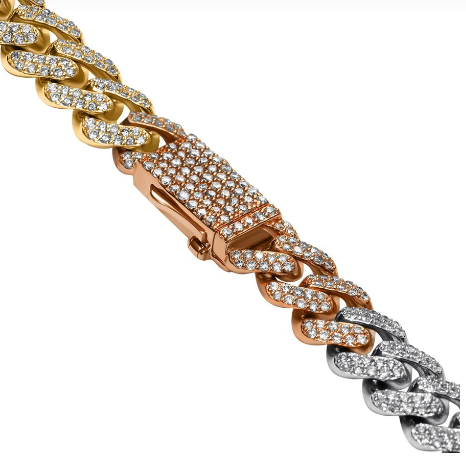Tri-tone Diamond Miami cuban image 1