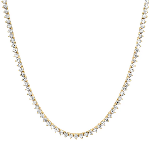 Diamond Three Prong Tennis chain image 0