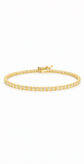 Diamond Illusion set Tennis Bracelet