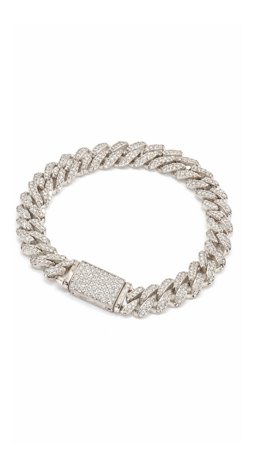 10k Gold Diamond Miami Cuban Bracelet